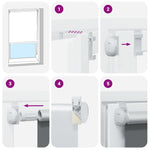 Roller Blind Blackout 160 x 175 cm Marine 240141