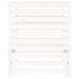 Composter White 82.5x82.5x99.5 cm Solid Wood Pine 823816