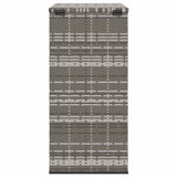 Garden Cushion Box PE Rattan 100x49x103.5 cm Grey 317225