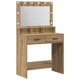 Dressing Table Artisan Oak 79 x 41 x 135 cm Engineered Wood 865090