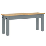 4 Piece Dining Set PANAMA Grey Solid Wood Pine 3345177