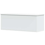 Storage Box White 90x35x35 cm Engineered Wood 840681