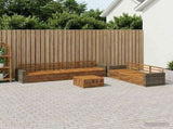 Outdoor Sofa Set 8 pcs Natural 79 x 79 x 37 cm 3383127