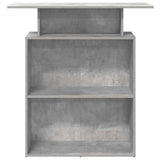 Reception Desk Concrete Grey 100x40x104 cm Engineered Wood 859054