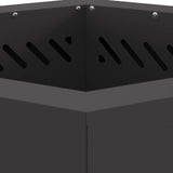 Smokeless Fire Pit Black 48 x 48 x 51 cm Steel 858982