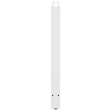 Bar Table Legs White 2 pcs 60x cm Steel 4013333