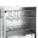 BBQ Oven Smoker with Table Galvanised Steel 3187616