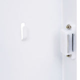 Key Box with Magnetic Board White 35x35x4 cm 322776
