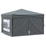Folding Party Tent with Sidewalls Anthracite 3x3 m 93523