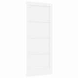 Interior Door ORKDAL White 83 x 202 cm Plywood 4102666