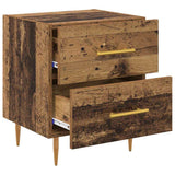 Bedside Cabinet with Drawer 2 pcs Old Wood 40 x 35 x 47.5 cm 881996