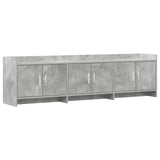 TV Cabinet 168 x 33 x 47 cm Concrete Grey Engineered Wood 8011206