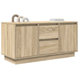TV Cabinet with LED Lights Sonoma Oak 100x41x50 cm 861411