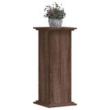 ZNTS Plant Stand Brown Oak 33x33x80 cm Engineered Wood 852975