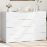 Sideboards 2 pcs White 60x39x80 cm Engineered Wood 3276623