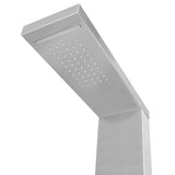 Shower Panel System Stainless Steel Square 142371