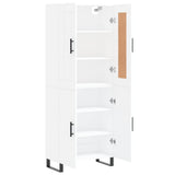 Highboard White 69.5x34x180 cm Engineered Wood 3199577