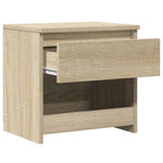 Bedside Cabinets 2 pcs Sonoma Oak 40x30x39 cm Engineered Wood 803450