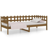 Day Bed without Mattress Honey Brown 90x200 cm Solid Wood Pine 820759