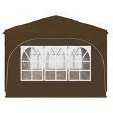 Pop-up Party Tent 290 x 290 x 245 cm Taupe 42019872