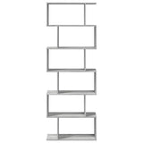 Room Divider Bookcase 6-Tier Grey Sonoma 70x24x193 cm Engineered Wood 858089