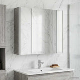 Bathroom Mirror Cabinet Grey Sonoma 63.5 x 15.5 x 60.5 cm 889252