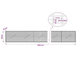 Gabion with 3.5 mm Wire and 5x2.5 cm Mesh 650x10x50 cm 3461551