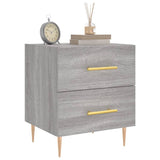 Bedside Cabinets 2 pcs Grey Sonoma 40x35x47.5 cm Engineered Wood 827289