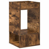 End Table 2 pcs Smoked Oak 30 x 30 x 56 cm Engineered Wood 890937