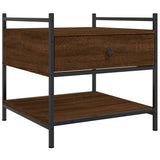 Coffee Table Brown Oak 50x50x50 cm Engineered Wood 833969