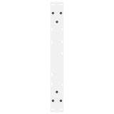 Coffee Table Legs 2 pcs White 50x cm Steel 4012705