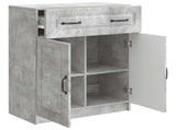 Sideboard Concrete Grey 66 x 34.5 x 87 cm Engineered Wood 895788