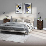 Bedside Cabinets 2 pcs Smoked Oak 40x35x70 cm Engineered Wood 819655