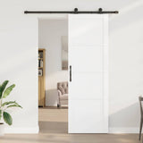Sliding Door Set Manual White and black 78 x 232 cm 3333335