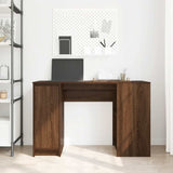 Desk Brown Oak 120x42x76 cm Engineered Wood 861820