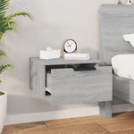 ZNTS Wall-mounted Bedside Cabinets 2 pcs Grey Sonoma 34x30x20 cm 817090