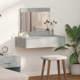 Dressing Table with Drawer Grey 83 x 40 x 70 cm Engineered Wood 865202