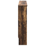 Radiator Cover Smoked Oak 172 x 19 x 81.5 cm Engineered Wood 884075