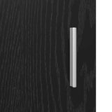 Sideboard with Drawer Black Oak 59 x 39 x 80 cm Engineered Wood 883066