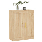 Wall Mounted Cabinet Sonoma Oak 69.5x34x90 cm Engineered Wood 830367