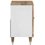 ZNTS Bathroom Sink Cabinet 62x33x58 cm Solid Wood Mango 4018683