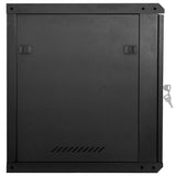 Network Cabinet with Storage Black 60 x 45 x 65 cm Steel 42017641