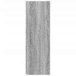 ZNTS Corner Cabinet Grey Sonoma 33x33x100 cm Engineered Wood 825829