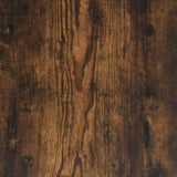 ZNTS 4 Piece Bathroom Furniture Set Smoked Oak Engineered Wood 3301202