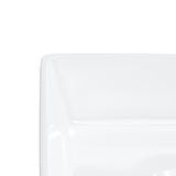 Wash Basin White 37x37x13 cm Ceramic Square 153341