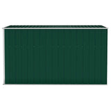 Garden Shed Green Galvanised steel, metal Large Garden Shed 316225