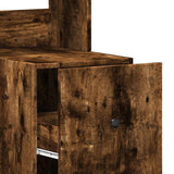 Kitchen Cabinet Smoked Oak 35x50x180 cm Engineered Wood 840762