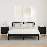 Bed Cabinets 2 pcs Black Oak 40 x 35 x 50 cm Engineered Wood 885673