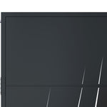 Garden Gate Anthracite 105x180 cm Steel Grass Design 153170
