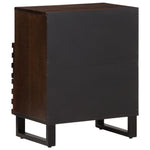 ZNTS Bedside Cabinet 50x34x62 cm Solid Wood Mango 377489